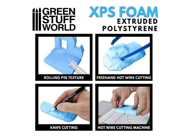Closed Cell XPS Foam 30mm Green Stuff World 