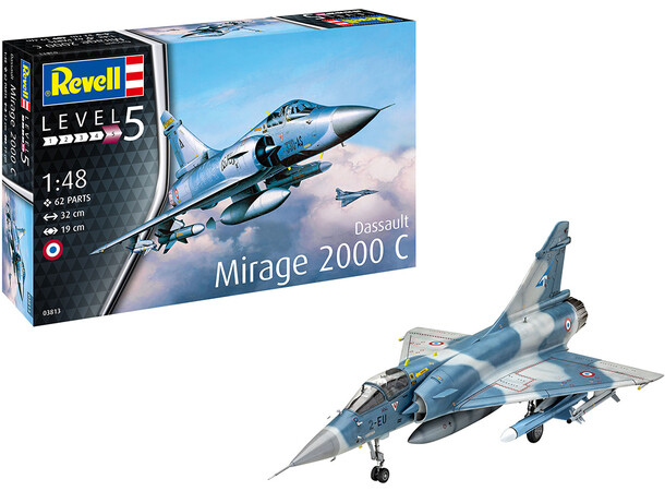 Dassault Mirage 2000 C Revell 1:48 Byggsats 