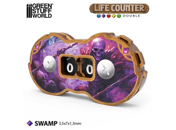 MTG Life Counter Swamp För Magic the Gathering, D&D, Warhammer 