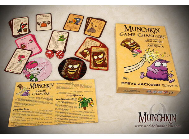 Munchkin Game Changers Expansion Expansion till Munchkin 