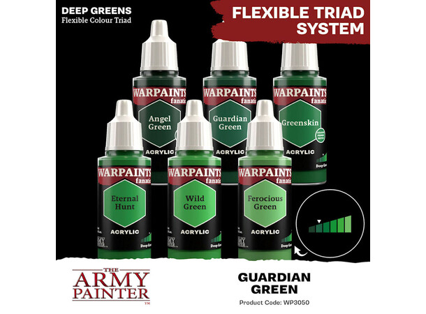 Warpaints Fanatic Guardian Green Army Painter 