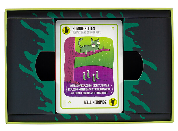 Zombie Kittens Kortspel Svensk utgåva 