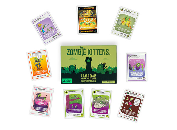 Zombie Kittens Kortspel Svensk utgåva 