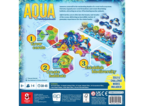 Aqua Brädspel Svensk utgåva 