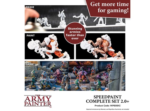 Army Painter Speedpaint Complete Set 2.0 90 färger + 3 Penslar 
