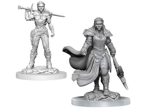 D&D Figur Nolzur Orc Fighter Female Nolzur's Marvelous Miniatures 