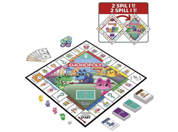 Monopoly Junior 2-i-1 - NORSK 