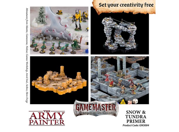 GameMaster Primer Snow & Tundra The Army Painter Terrain Primer 300ml 
