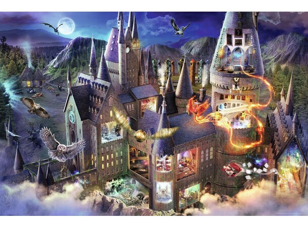 Hogwarts Castle Cutaway 3000 bitar Pussel - Ravensburger Puzzle 