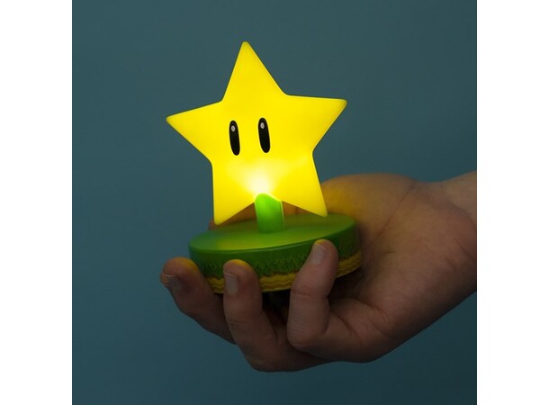 Super Mario Super Star Lampa - 10 cm Icon Light 