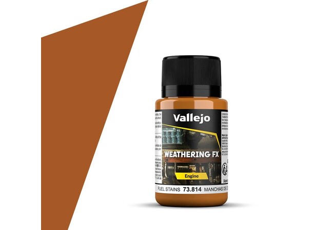 Vallejo Engine Fuel Stains - 40ml Weathering Effects - Acrylic 