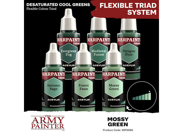 Warpaints Fanatic Mossy Green Army Painter 
