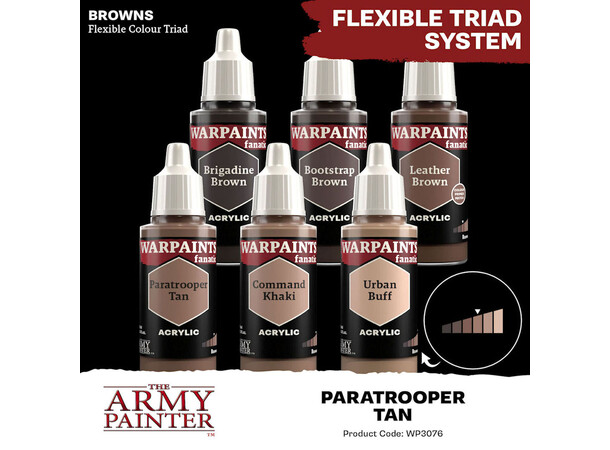Warpaints Fanatic Paratrooper Tan Army Painter 