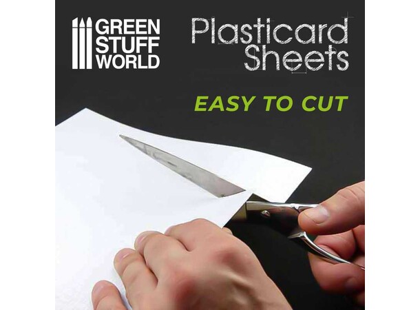 ABS Plasticard Sheets Mix - A4 (7 ark) Green Stuff World 