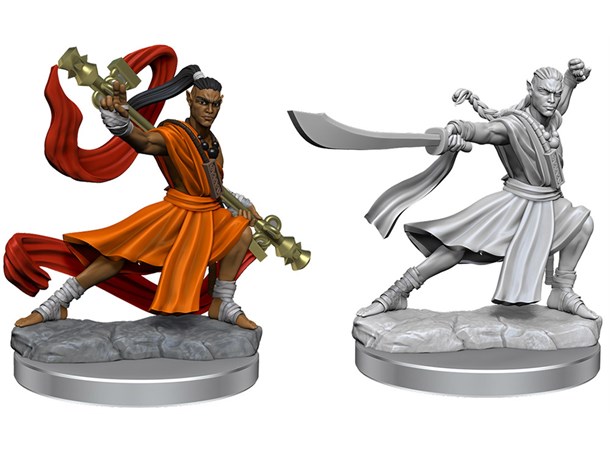 D&D Figur Frameworks Elf Monk Male 