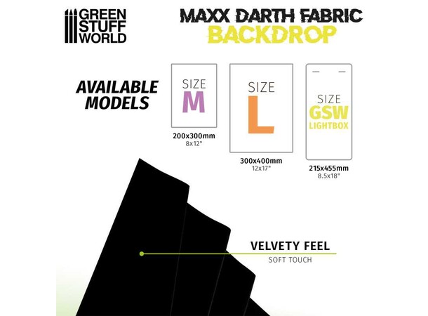 Maxx Darth Black Background 300x400mm Green Stuff World 