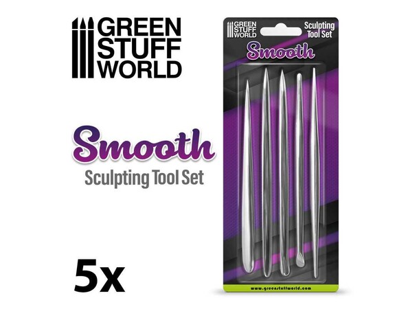 Sculpting Set Smooth - 5 st Green Stuff World 