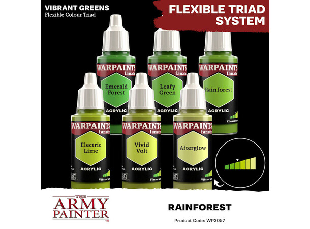 Warpaints Fanatic Rainforest Army Painter 