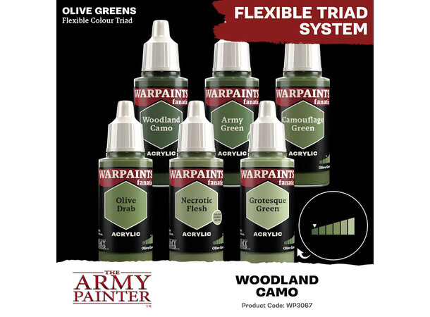 Warpaints Fanatic Woodland Camo Army Painter 