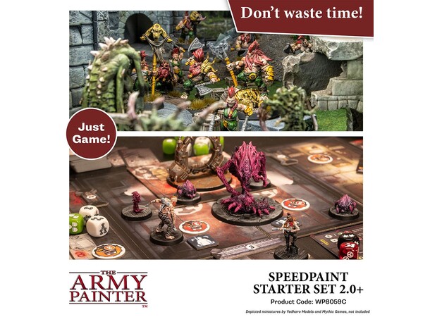Army Painter Speedpaint Starter Set 2.0 10 färger + 1 Pensel 