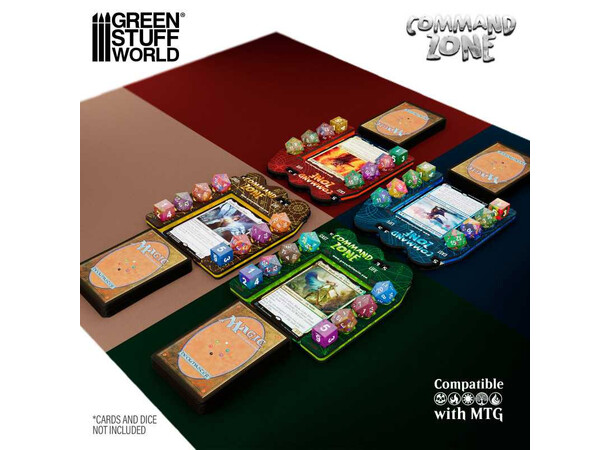 Magic Command Zone Tray - Mountain Green Stuff World 