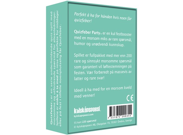 Quizfeber Party Spørrespill 