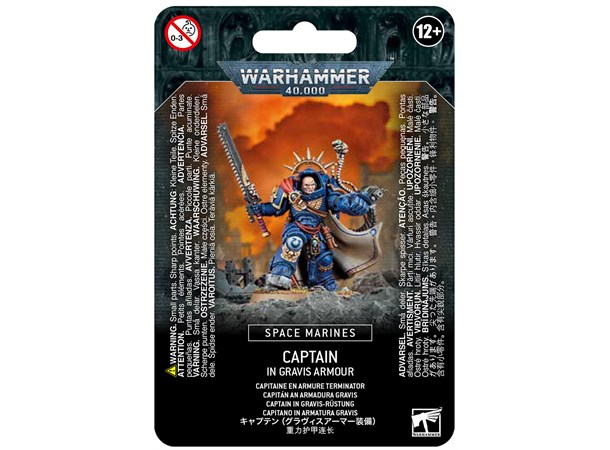 Space Marine Captain in Gravis Armour Warhammer 40K 