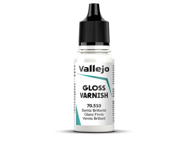 Vallejo Gloss Varnish Blank Klarlakk 17m 