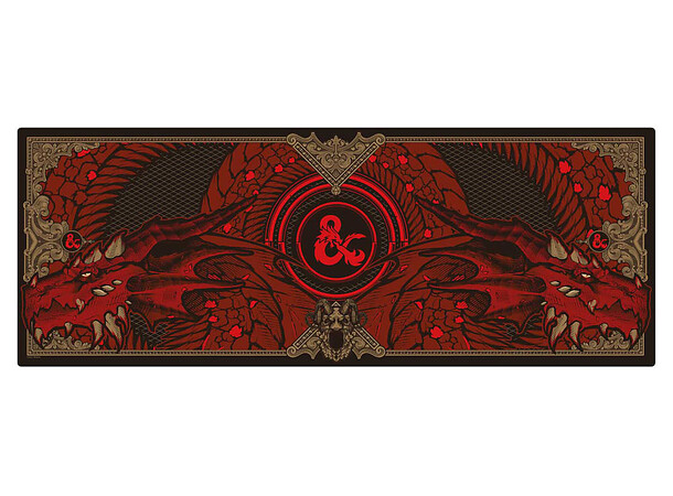 D&D Desk Pad 80x30 cm Inkluderer Coaster 