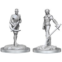 D&D Figur Nolzur Drow Fighters Nolzur's Marvelous Miniatures - Ej målad