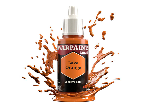 Warpaints Fanatic Lava Orange Army Painter 