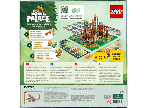LEGO Monkey Palace Brädspel Svensk utgåva 
