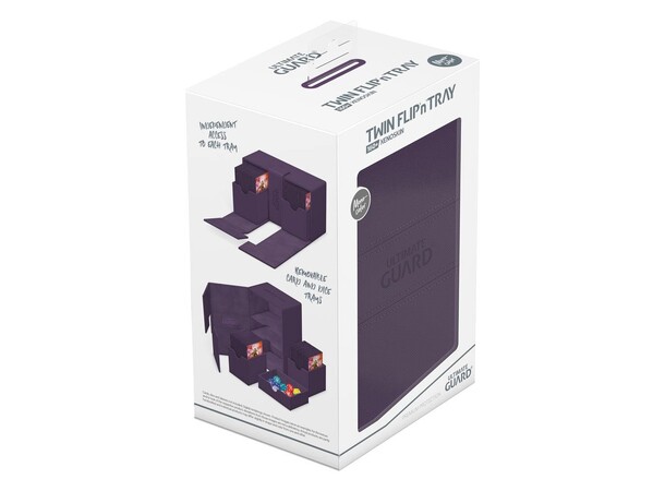 Twin Flip N Tray 160+ Lila Ultimate Guard - Monocolor 