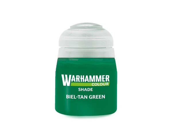 Warhammer Colour Shade Biel-Tan Green Tidigare Citadel Colour 