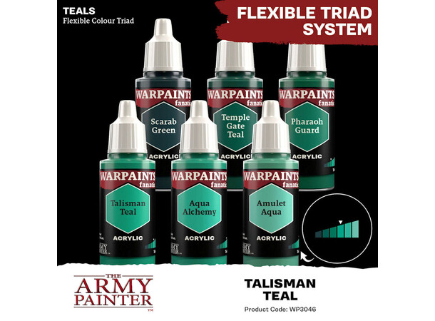Warpaints Fanatic Talisman Teal Army Painter 