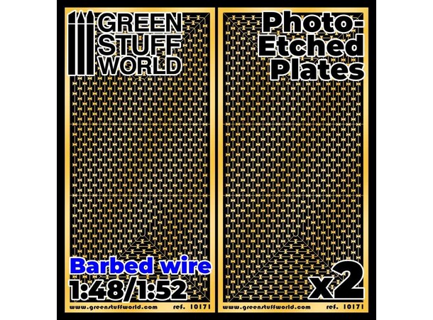 Barbed Wire (Photo-etched) - 2 st Green Stuff World 