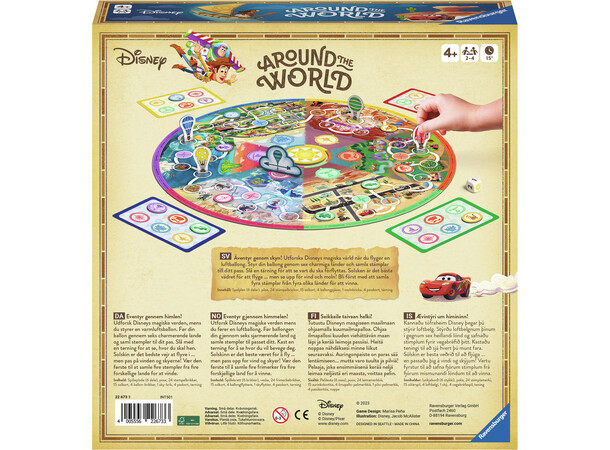 Disney Around the World Brädspel Svensk utgåva 