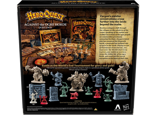 HeroQuest Against the Ogre Horde Exp Expansion till HeroQuest 
