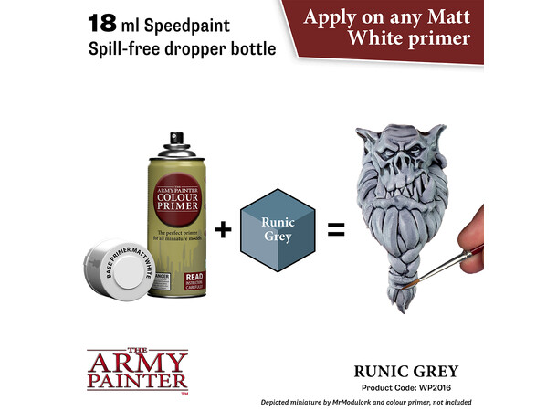Speedpaint 2.0 Runic Grey Army Painter - 18ml 