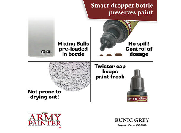 Speedpaint 2.0 Runic Grey Army Painter - 18ml 