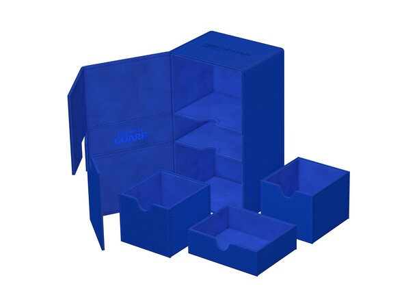 Twin Flip N Tray 200+ Blå Ultimate Guard - Monocolor 