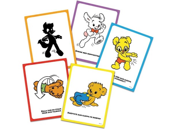 Bamse Gympaspel Brädspel Svensk utgåva 