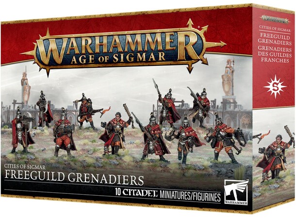 Cities of Sigmar Freeguild Grenadiers Warhammer Age of Sigmar 