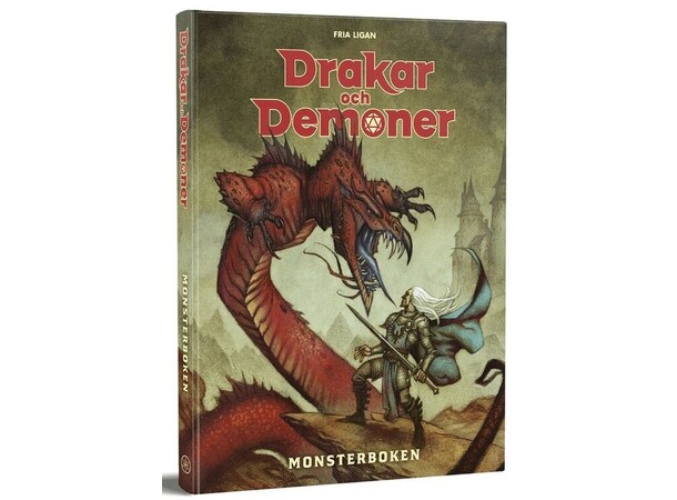Drakar och Demoner Monsterboken Svensk utgåva 