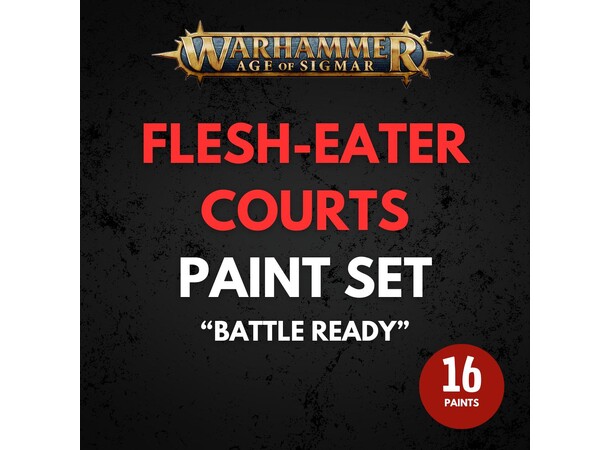 Flesh-eater Courts Paint Set Warhammer Age of Sigmar - Battle Ready 