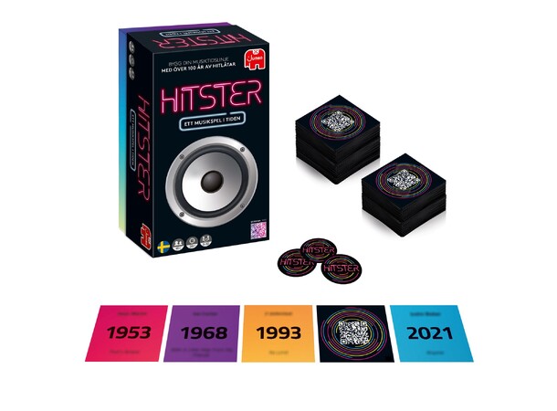 Hitster Partyspel Svensk utgåva 