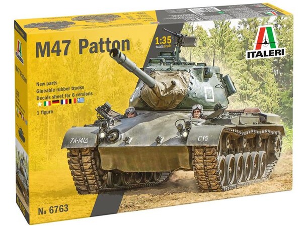 M47 Patton Italeri 1:35 Byggsats 