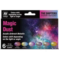 Magic Dust Paint Set - För Airbrush Vallejo Eccentric Colors