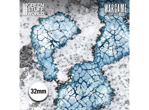 Neoprene Mat 4x4 Blizzard Hollows Green Stuff World - 120 x 120 cm 