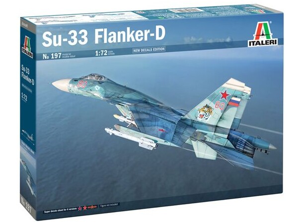 Su-33 Flanker-D Italeri 1:72 Byggsats 